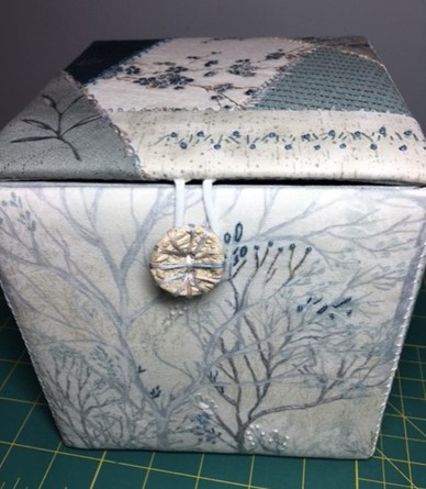 fabric covered box